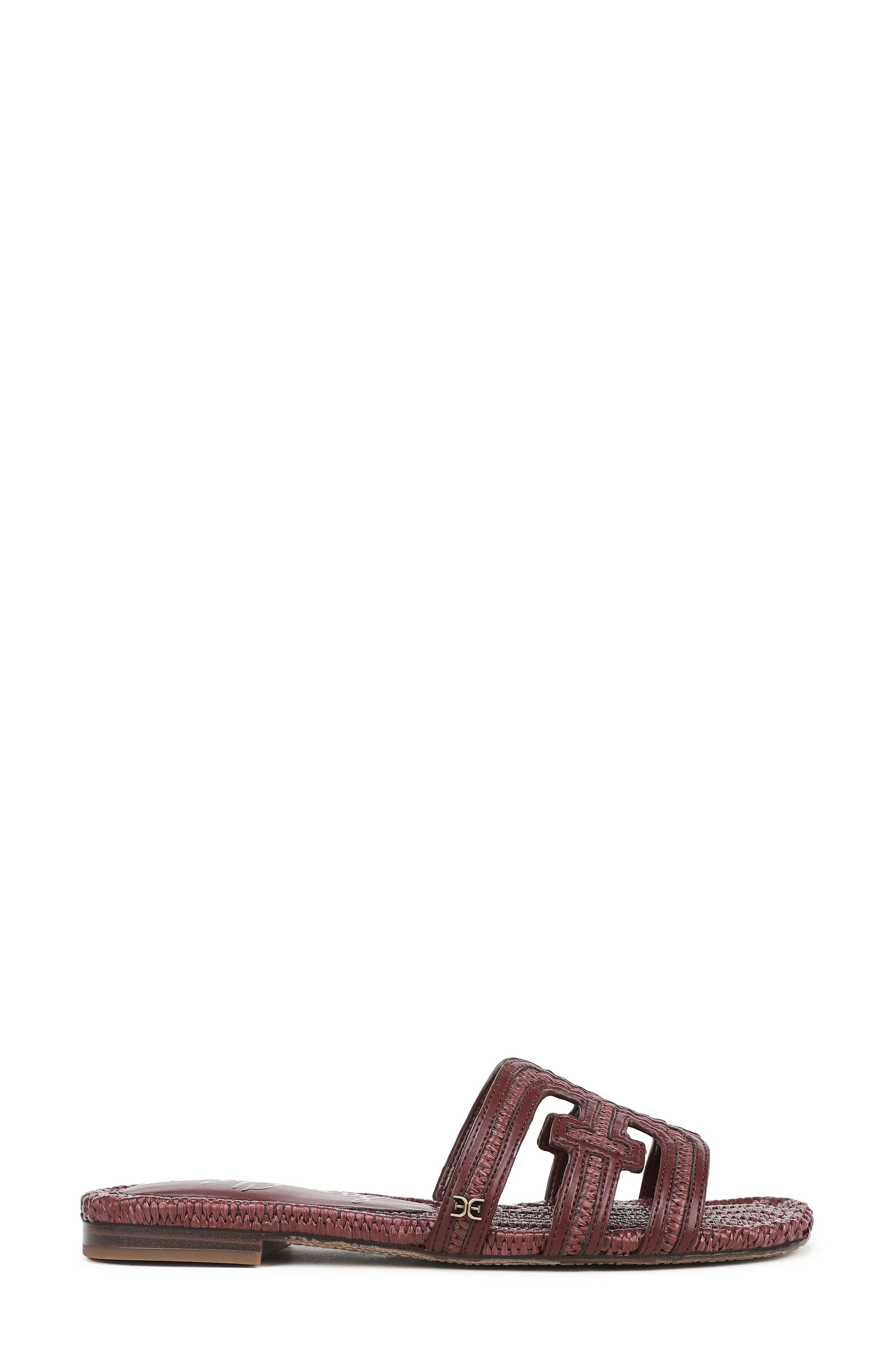 Bay Slide Sandal, Alternate, color, BRICK