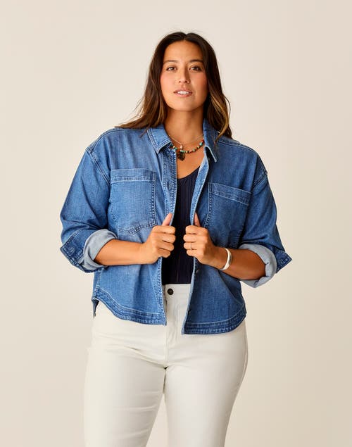 Carve Designs Flora Denim Shacket