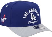 New Era Men's New Era Royal/Gray Los Angeles Dodgers Arched A-Frame 9FIFTY Adjustable Hat