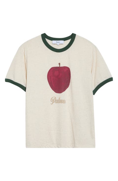 Apple Graphic Ringer Tee