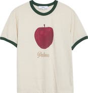 PALMES Apple Graphic Ringer Tee