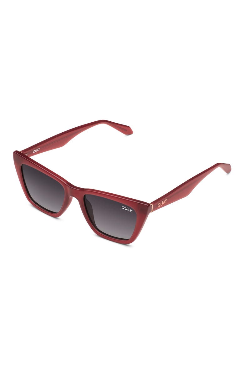 Call the Shots 54mm Polarized Cat Eye Sunglasses, Alternate, color, SPICE/ SMOKE POLARIZED