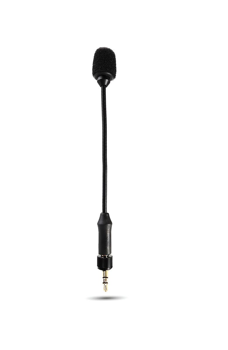 MOVO MV-M101 Gooseneck Omnidirectional Lavalier Microphone- Compatible with DJI Mic/Rode Wireless Go Series Wireless Transmitters, Main, color, Black