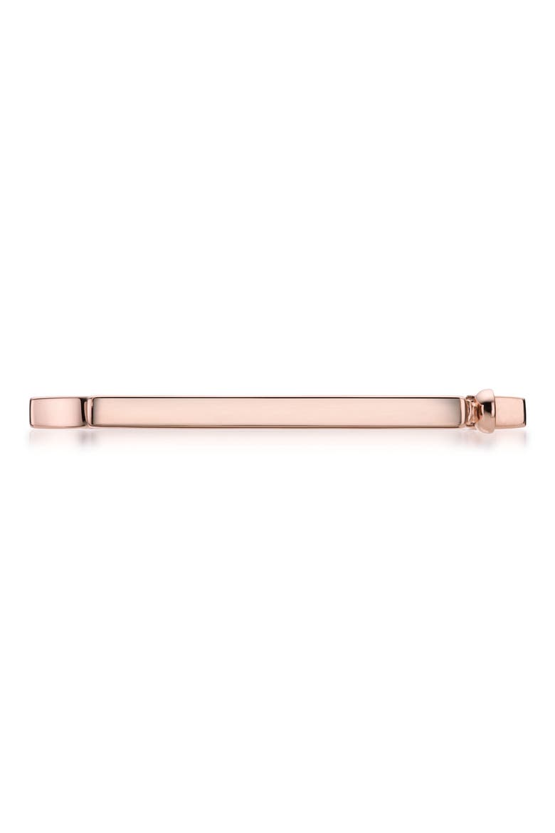 Signature Thin Bangle Bracelet, Alternate, color, ROSE GOLD
