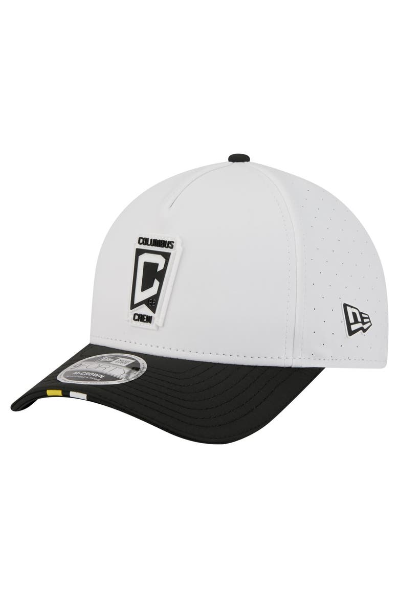 Men's New Era  White Columbus Crew 2026 MLS Kick Off 9FORTY M-Crown A-Frame Adjustable Hat, Main, color, White