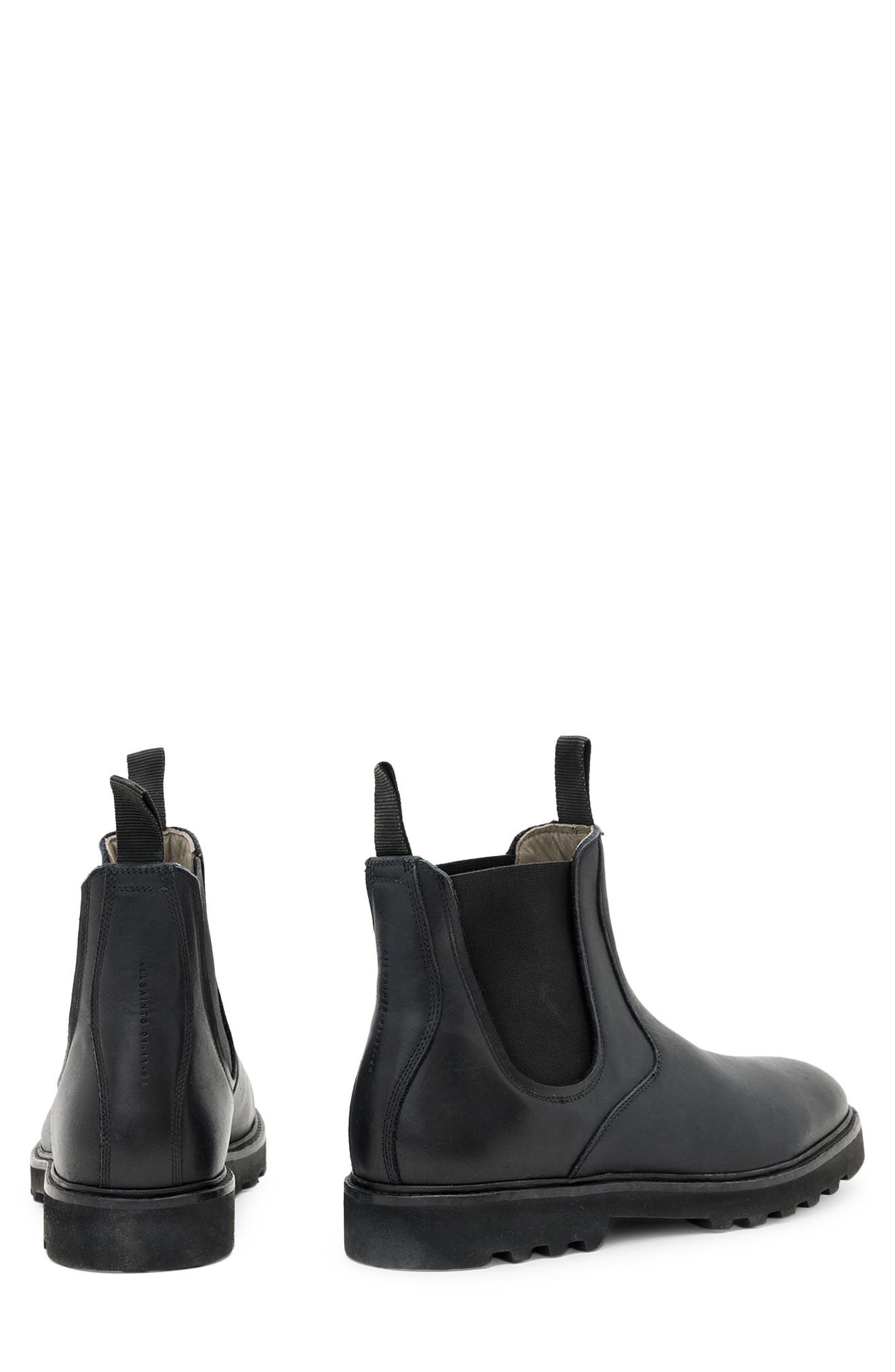 AllSaints Beckett Chelsea Boot, Alternate, color, Black