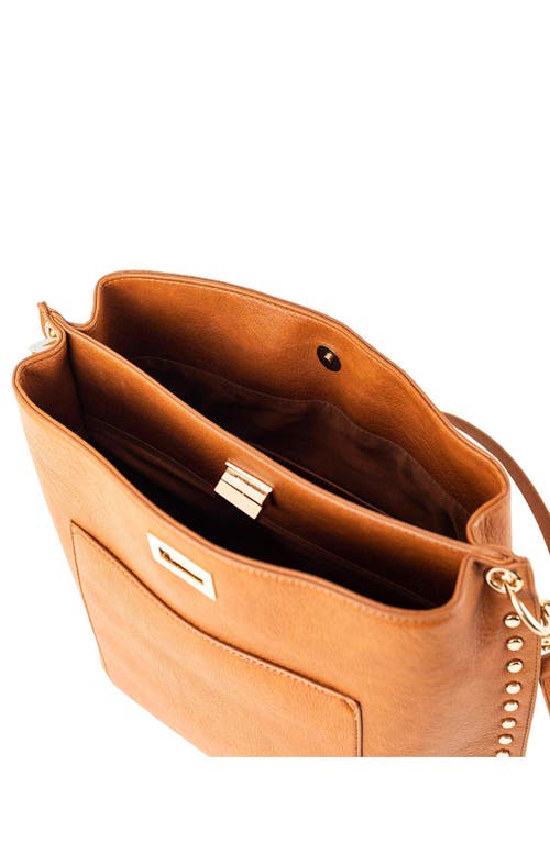 Urban Originals Triangle Vegan Leather Tote In Tan