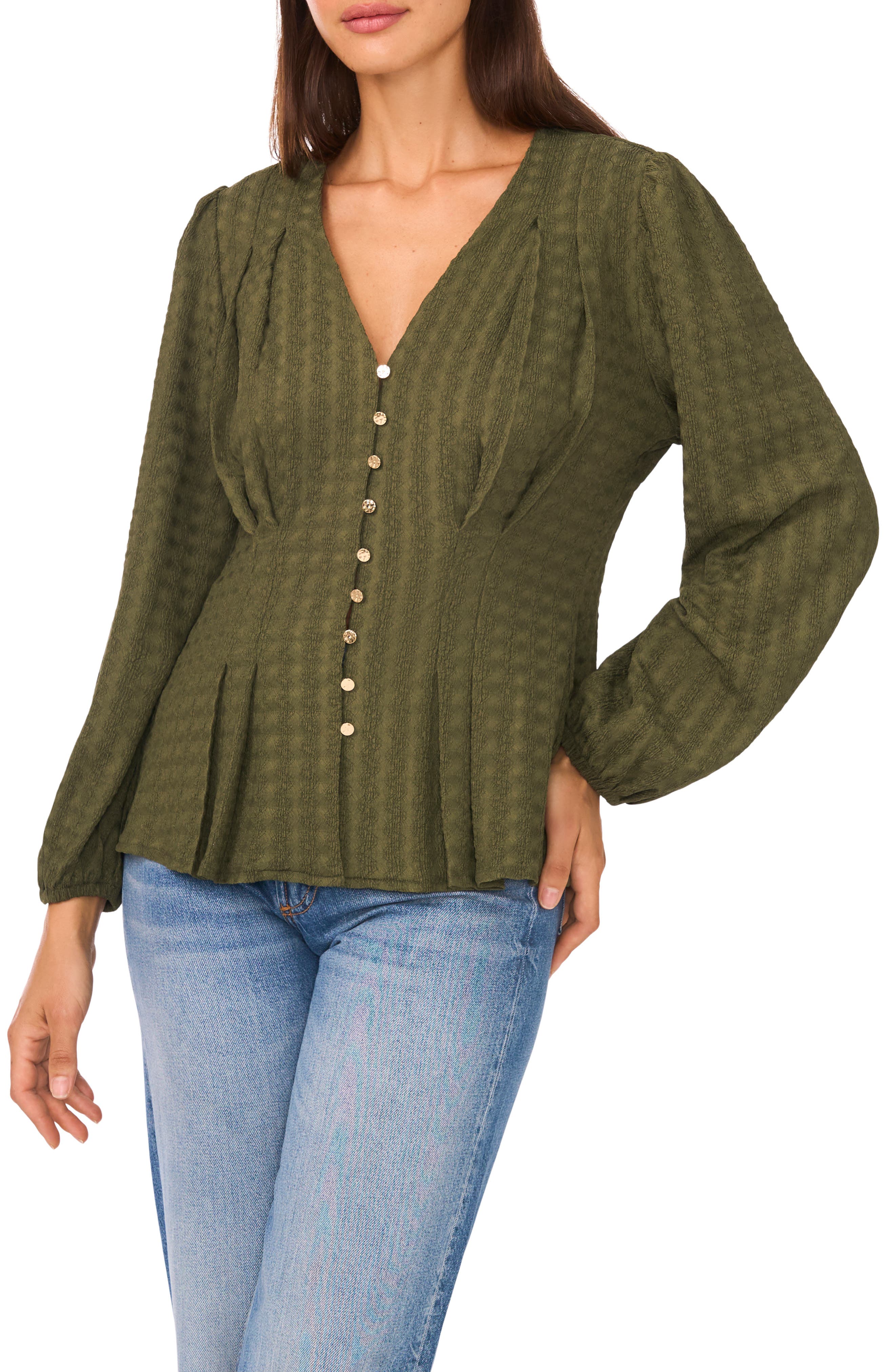 Ted Baker Textured Long Sleeve Top