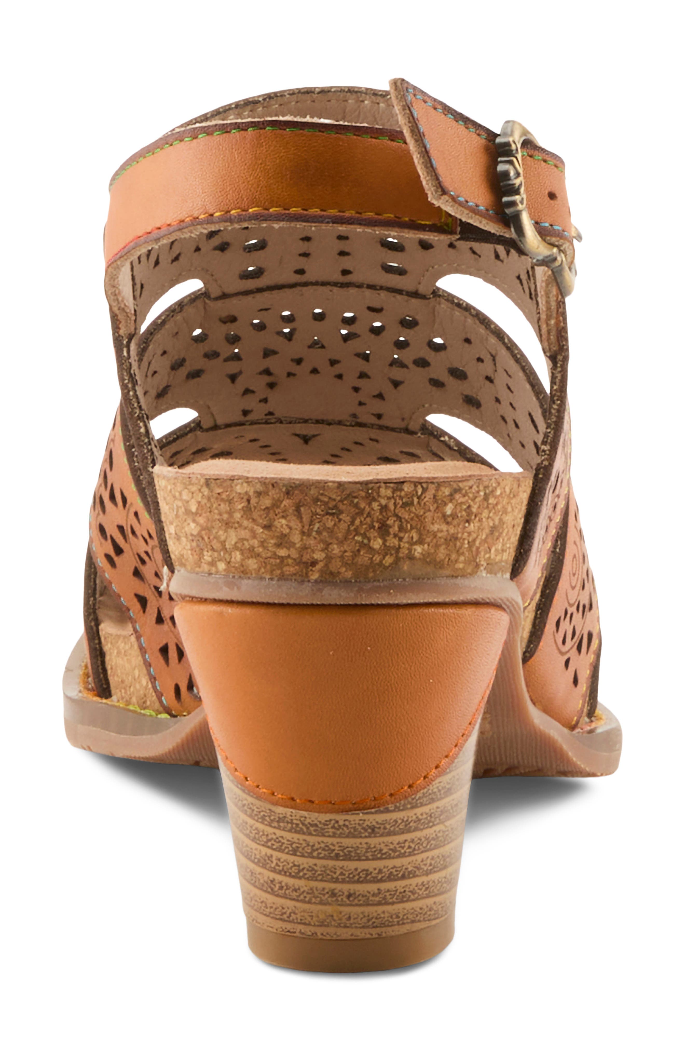 L'Artiste by Spring Step Perfdfection Cutout Sandal, Alternate, color, Camel