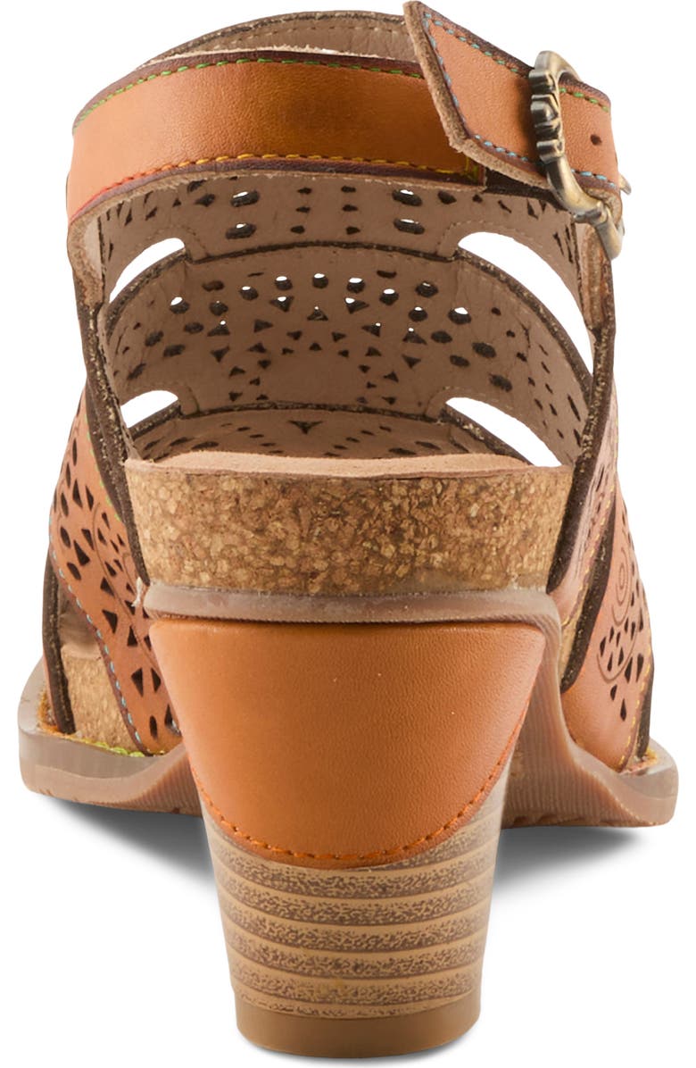 L'Artiste by Spring Step Perfdfection Cutout Sandal, Alternate, color, Camel