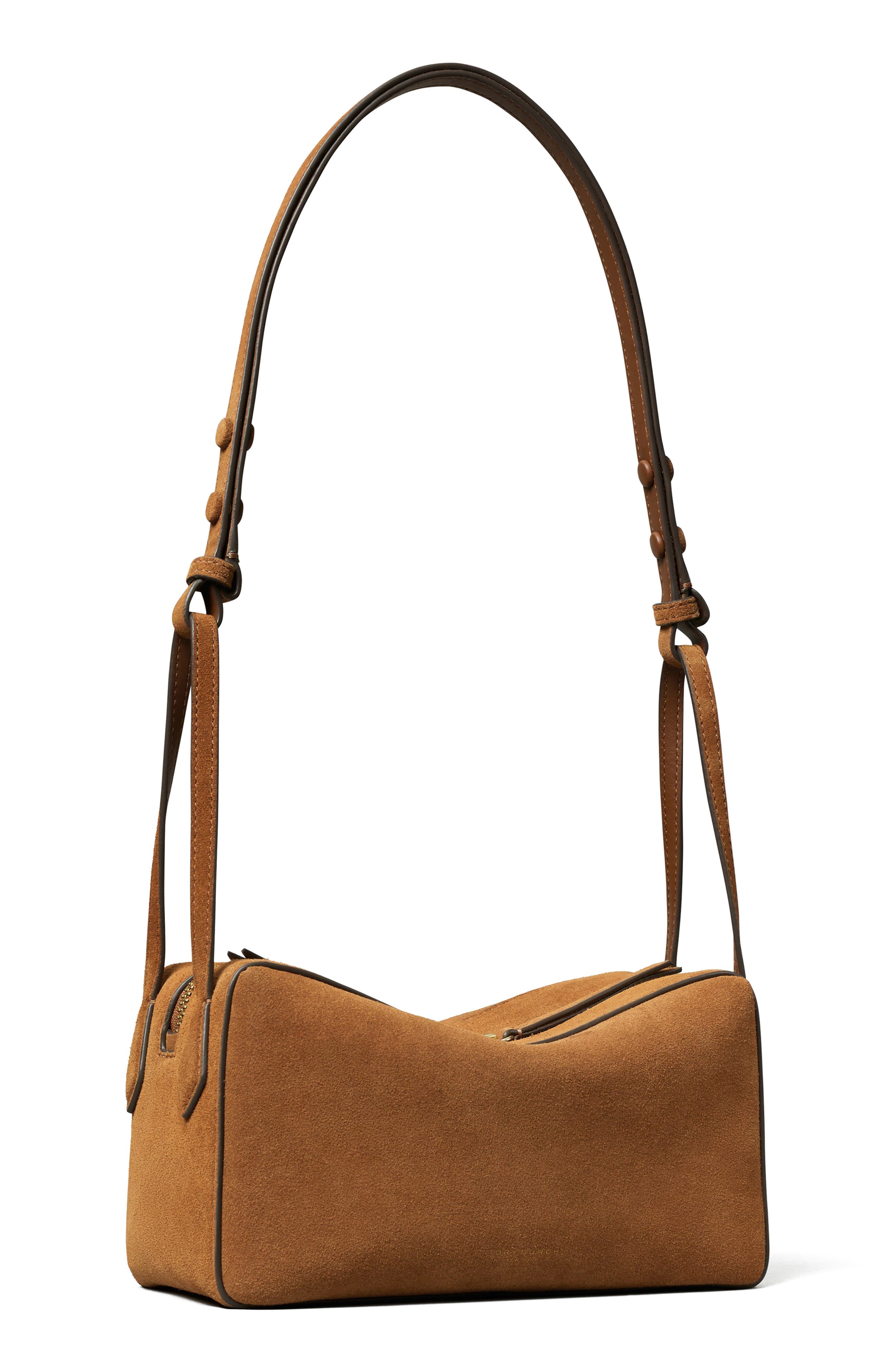 Perry Leather Crossbody Bag, Alternate, color, UMBER