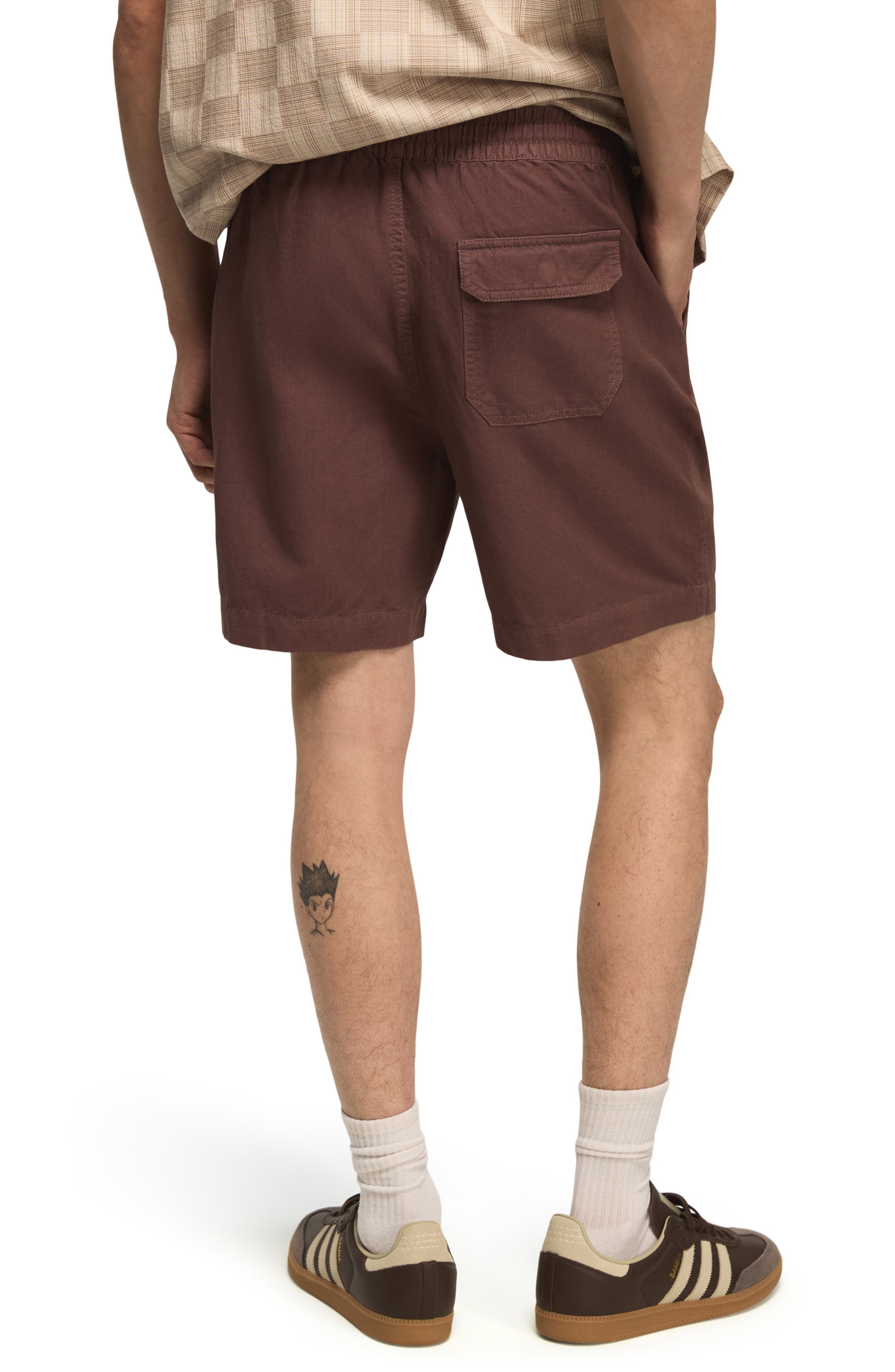 Linen & Cotton Pull-On Shorts - image 4
