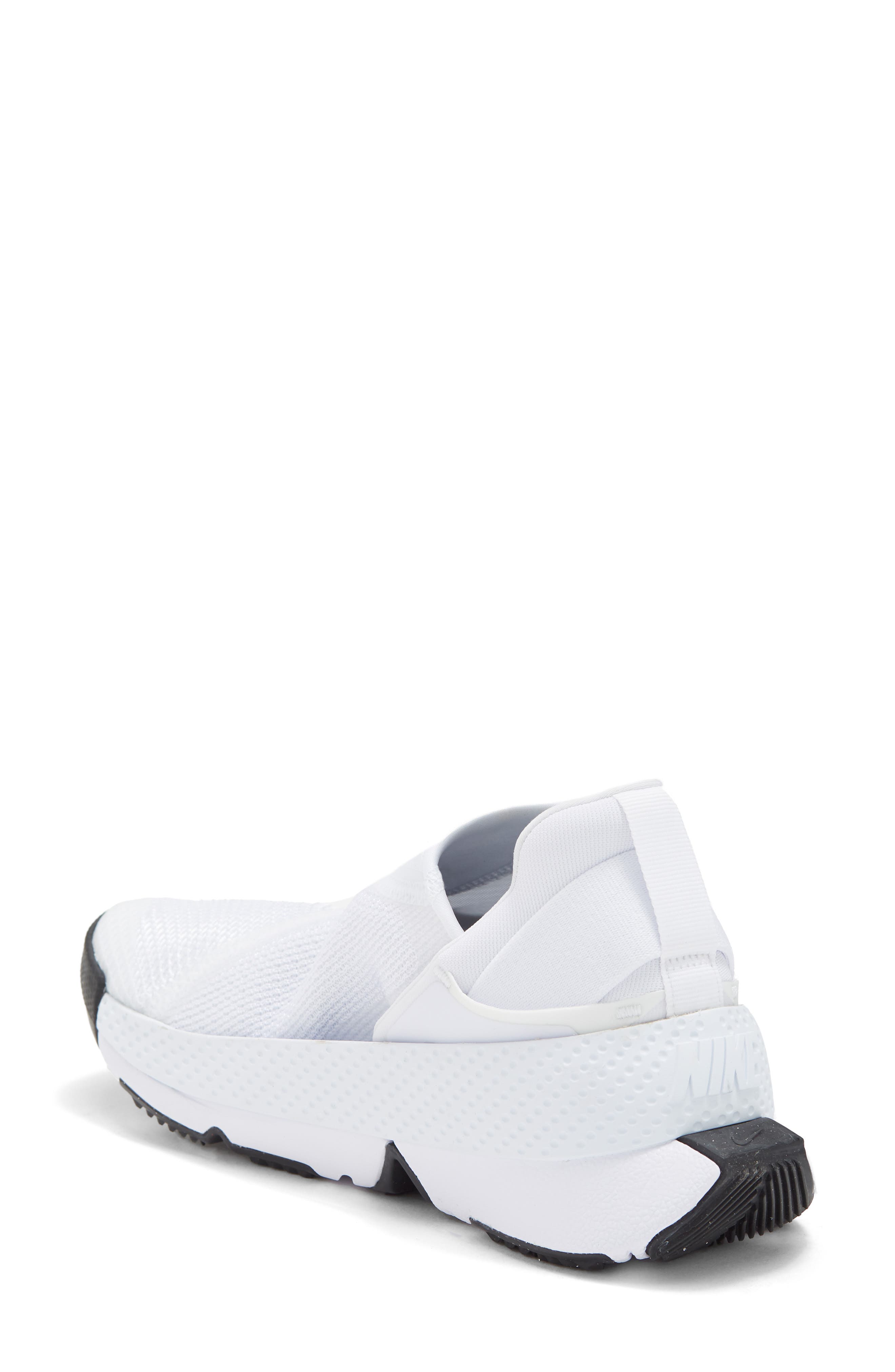 Nike Go Flyease Slip-On Sneaker, Alternate, color, 102 White/Black