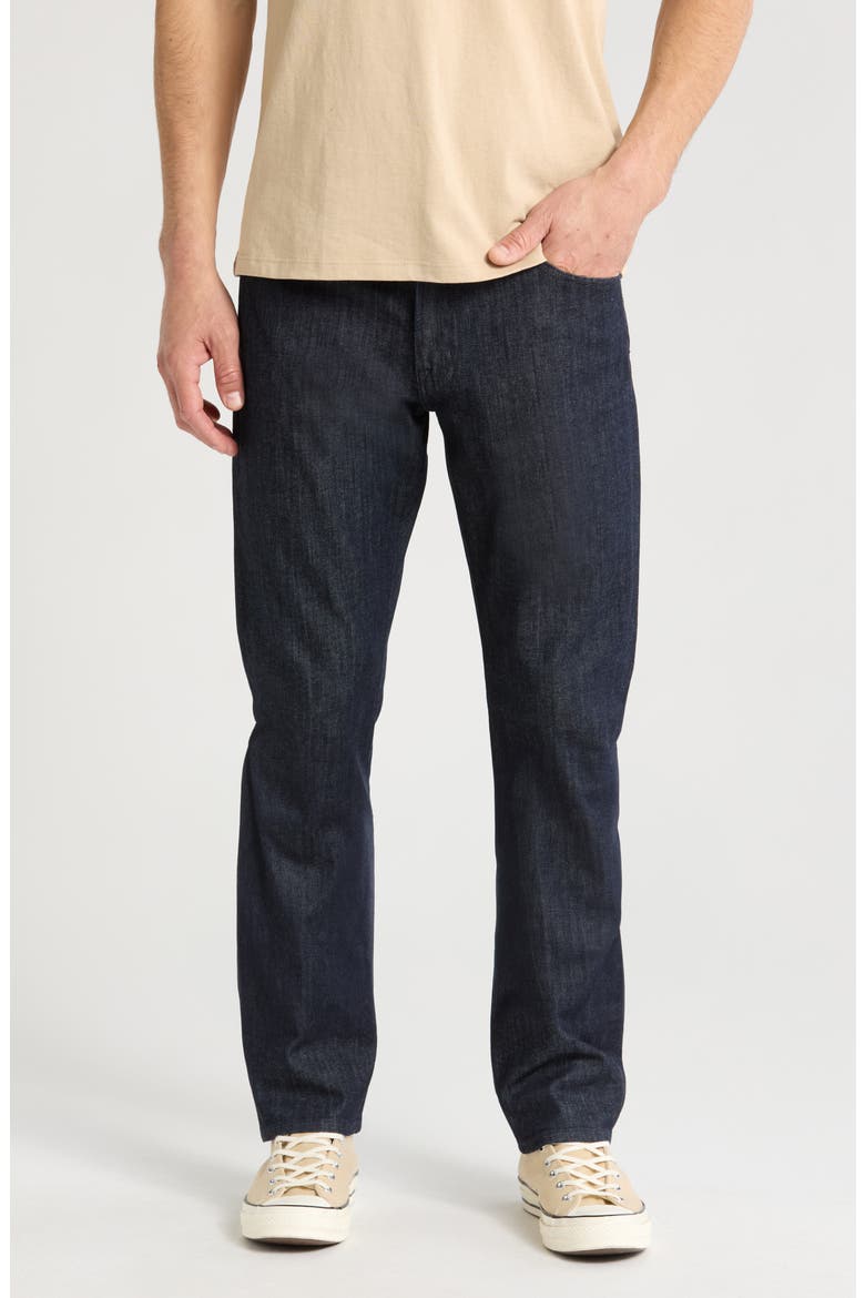 Everett Slim Straight Leg Jeans, Main, color, MONOLITH