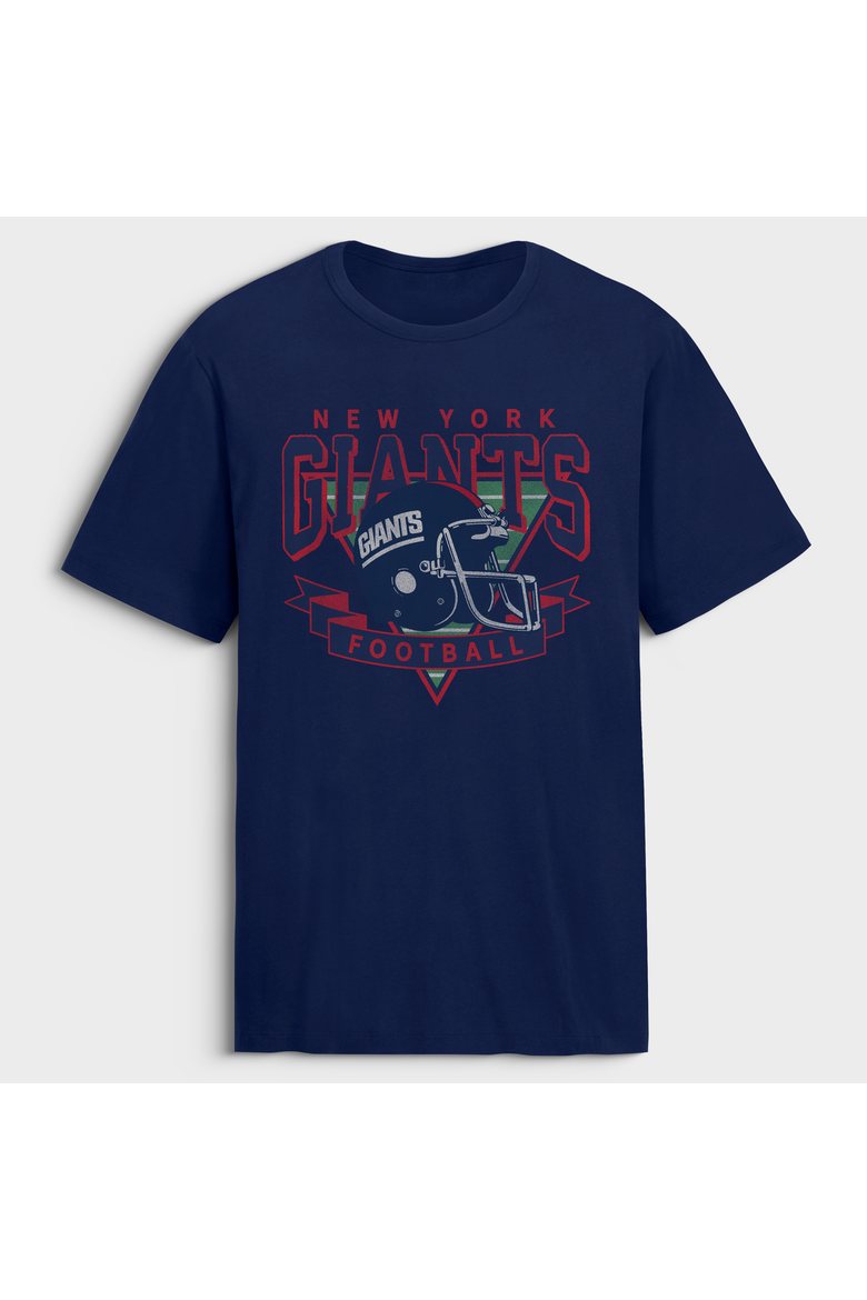 Men's Fanatics Navy New York Giants Old Fashion Rushing Legacy Cotton T-Shirt, Main, color, Navy