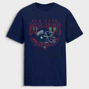 FANATICS Men's Fanatics Navy New York Giants Old Fashion Rushing Legacy Cotton T-Shirt