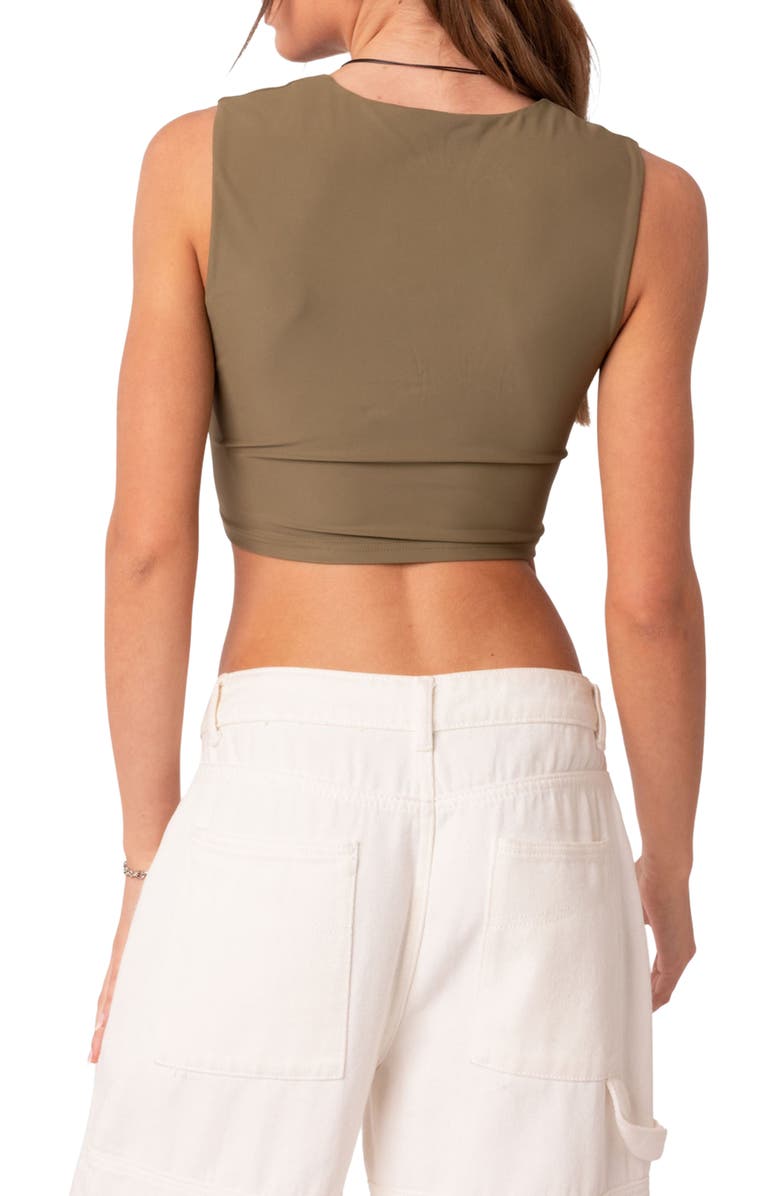 EDIKTED It Girl Square Neck Crop Tank, Alternate, color, 