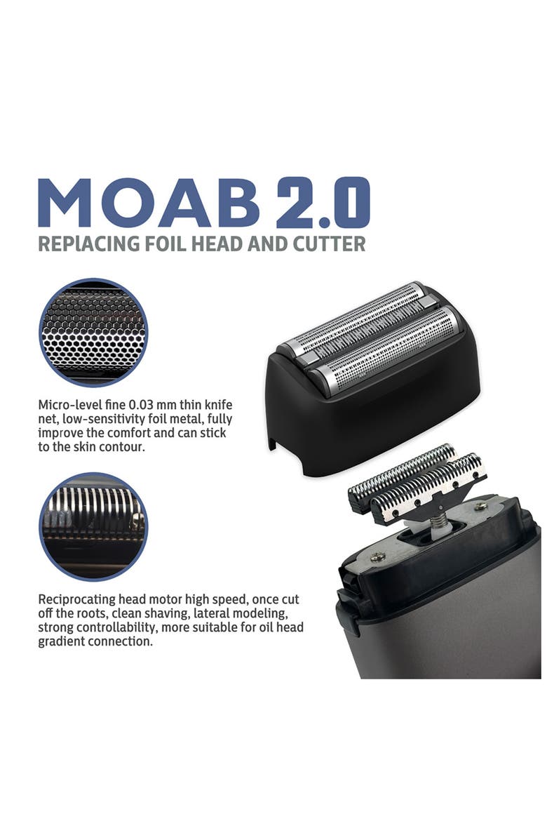 MOAB Professional Replacement Foil Blades, Alternate, color, Black