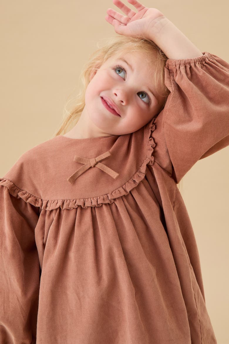 Corduroy Dress, Alternate, color, Mocha Mousse