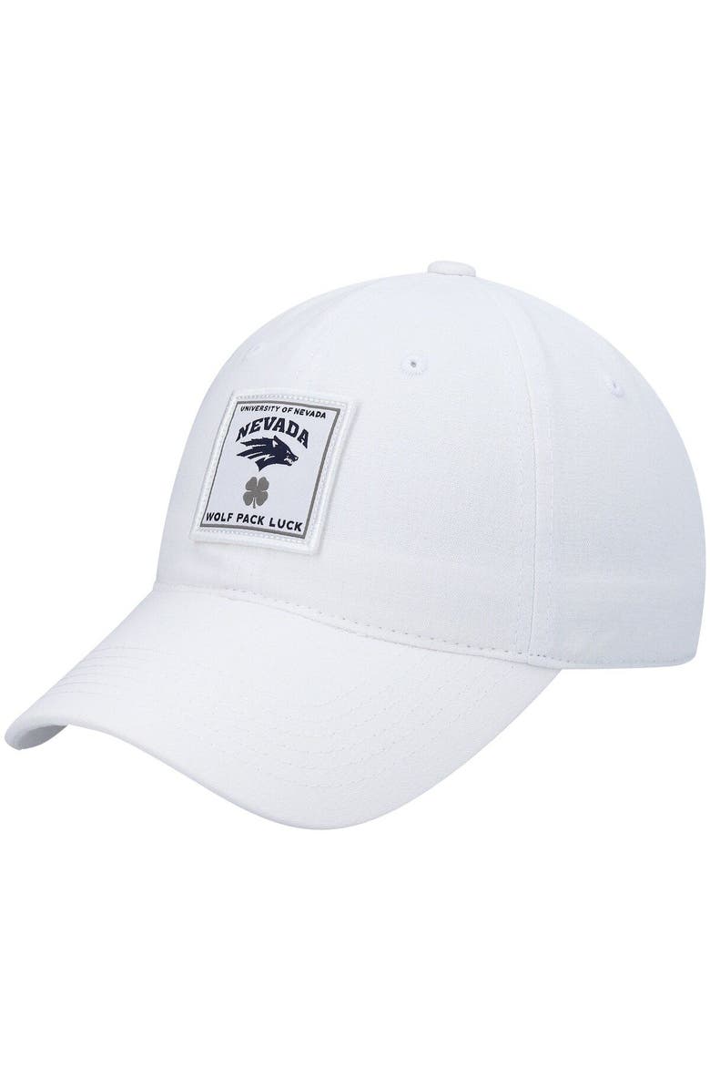 Black Clover Men's White Nevada Wolf Pack Dream Adjustable Hat, Main, color, White