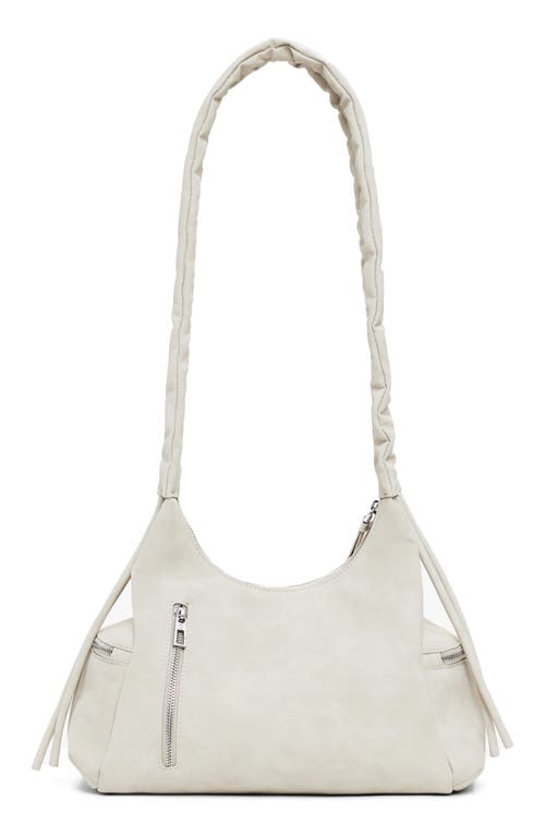 Desigual Faux Leather Shoulder Bag In Gray