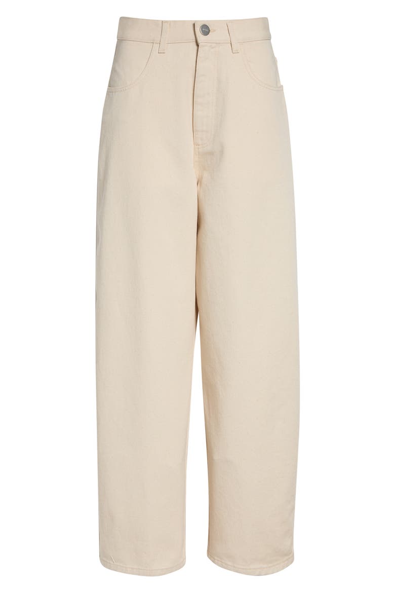Berber Barrel Leg Jeans, Alternate, color, ECRU