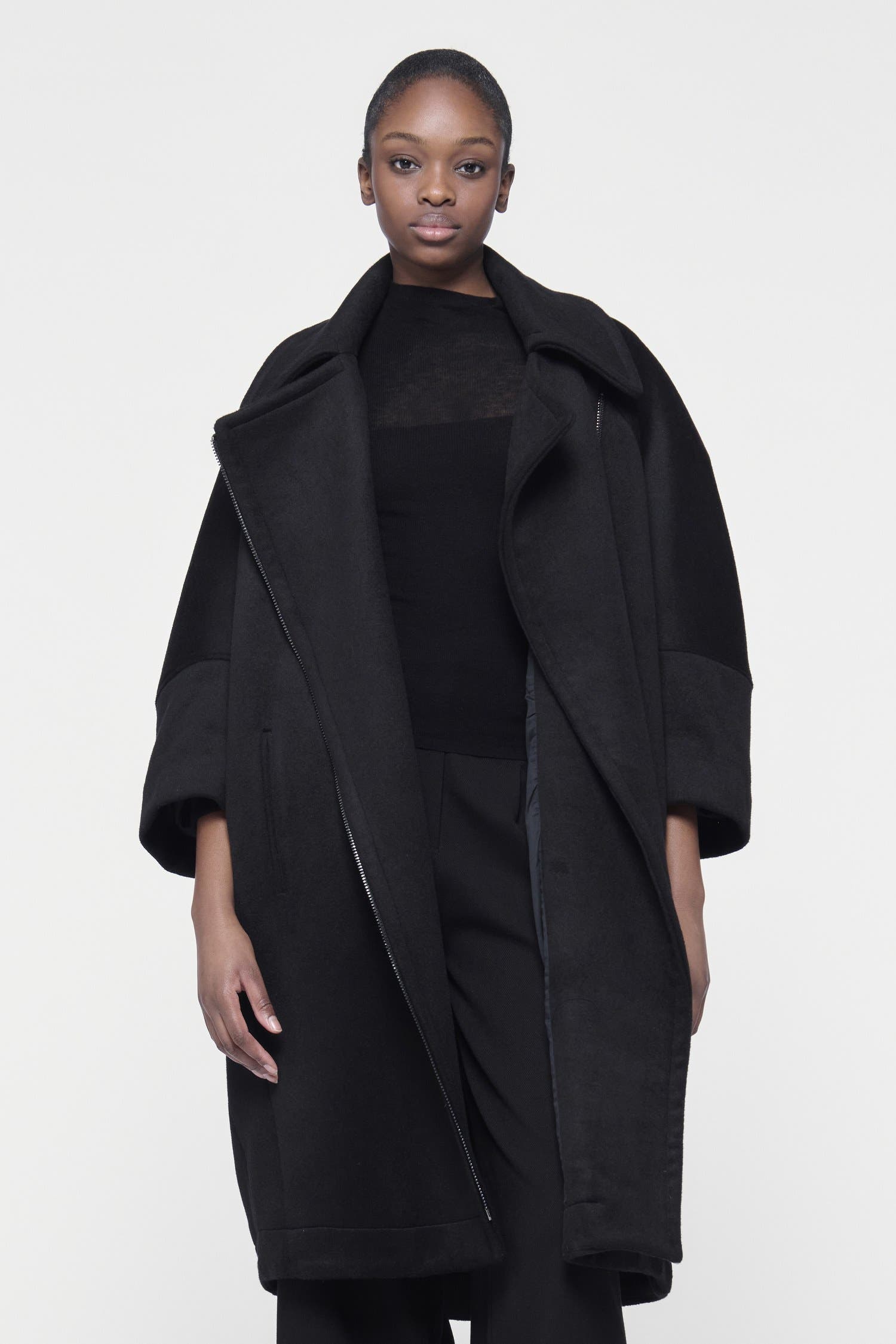 Boxy Biker Coat - image 2