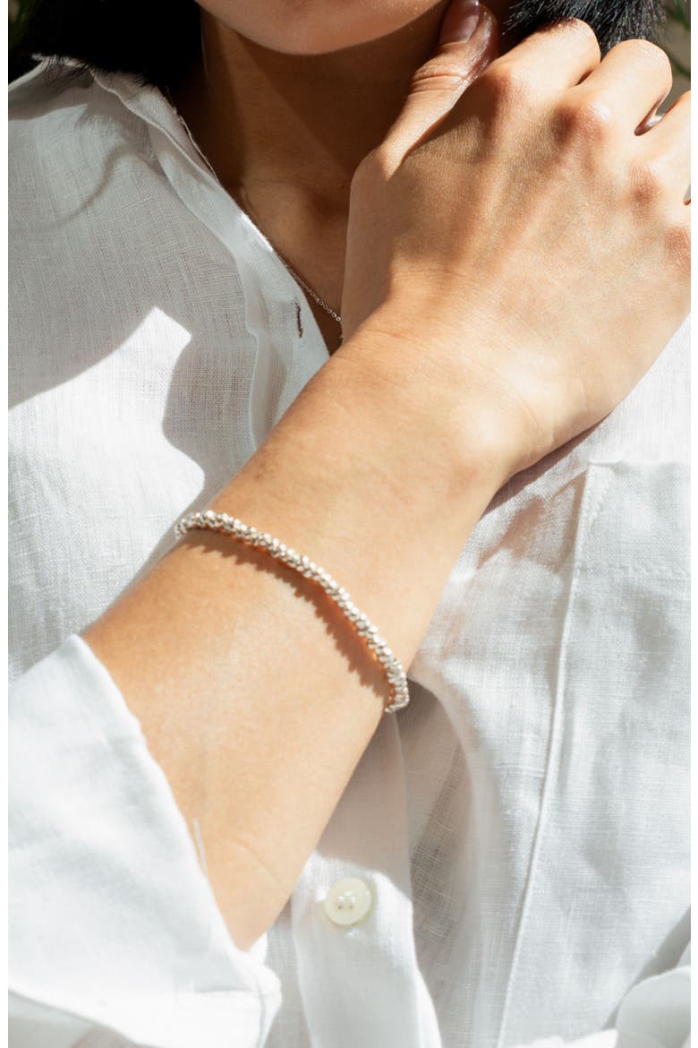 Nomad Nuggets Bracelet, Alternate, color, Sterling Silver