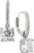 Nadri Modern Luv Cubic Zirconia Drop Earrings