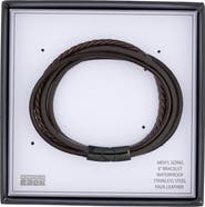 NORDSTROM RACK Men's Faux Leather Bracelet