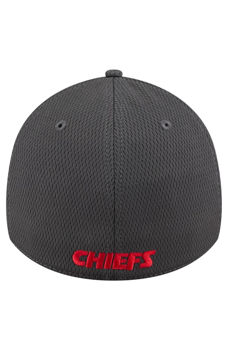 New Era Men's New Era Graphite Kansas City Chiefs Main 39THIRTY Flex Hat, Alternate, color,