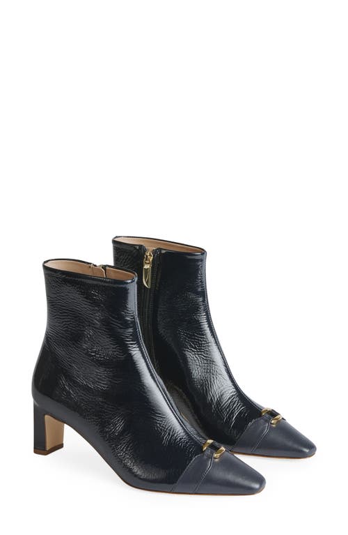 Lk Bennett Hylda Block Heel Bootie In Black