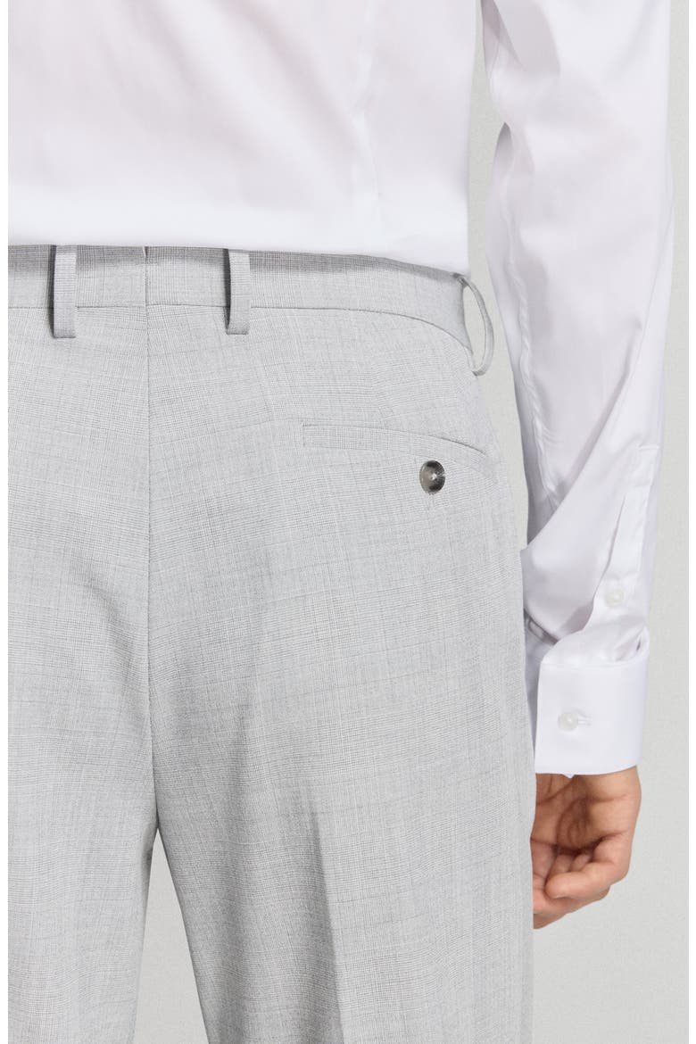 Super Slim Fit Stretch Suit Pants, Alternate, color, LIGHT HEATHER GREY