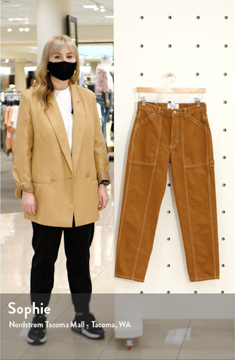 Kealy Carpenter High Waist Relaxed Fit Jeans, sales video thumbnail