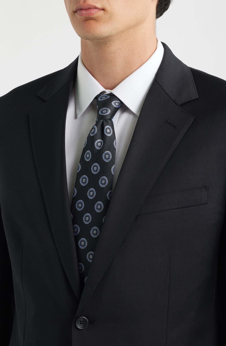 Bonobos Jetsetter Standard Fit Black Stretch Wool Suit Jacket, Alternate, color, Black
