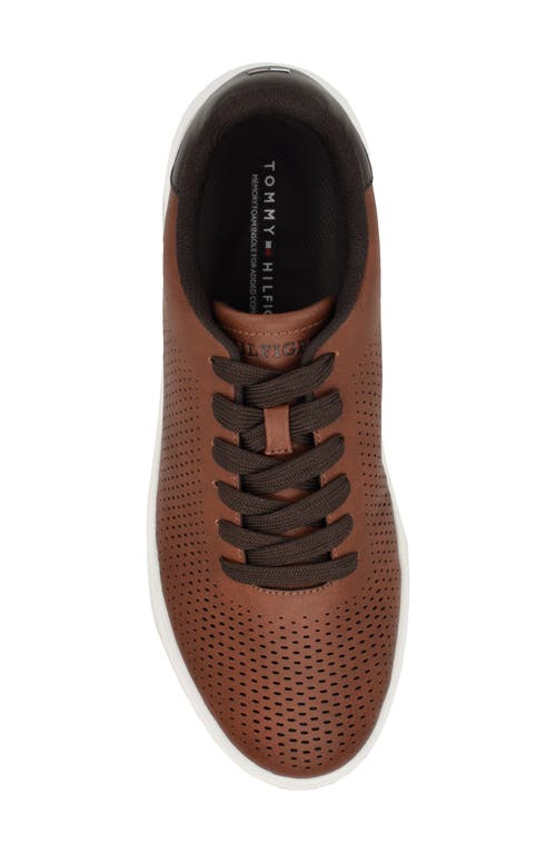 Tommy Hilfiger Norwin Sneaker In Medium Brown