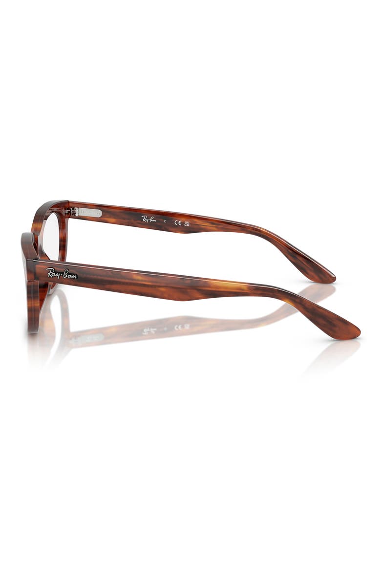 54mm Pillow Optical Glasses, Alternate, color, STRIPED HAVANA