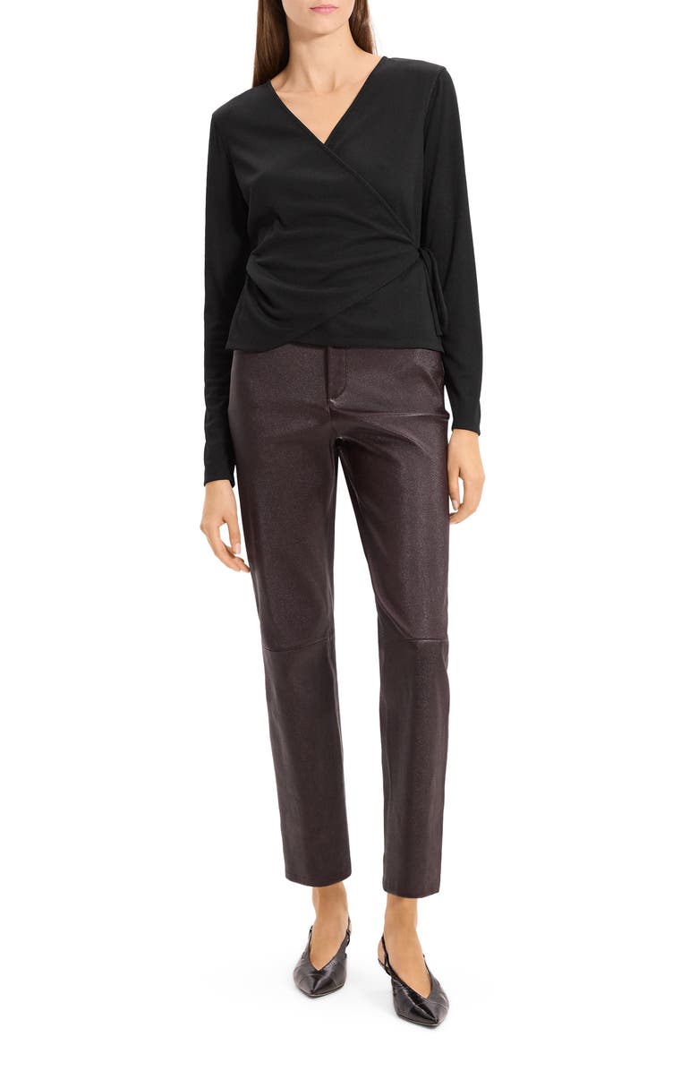 Theory Wrap Sweater, Alternate, color, Black - 001