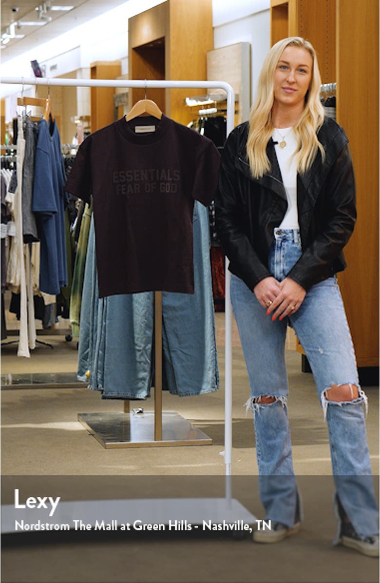 Kids' Essentials Mock Neck Graphic Tee, sales video thumbnail