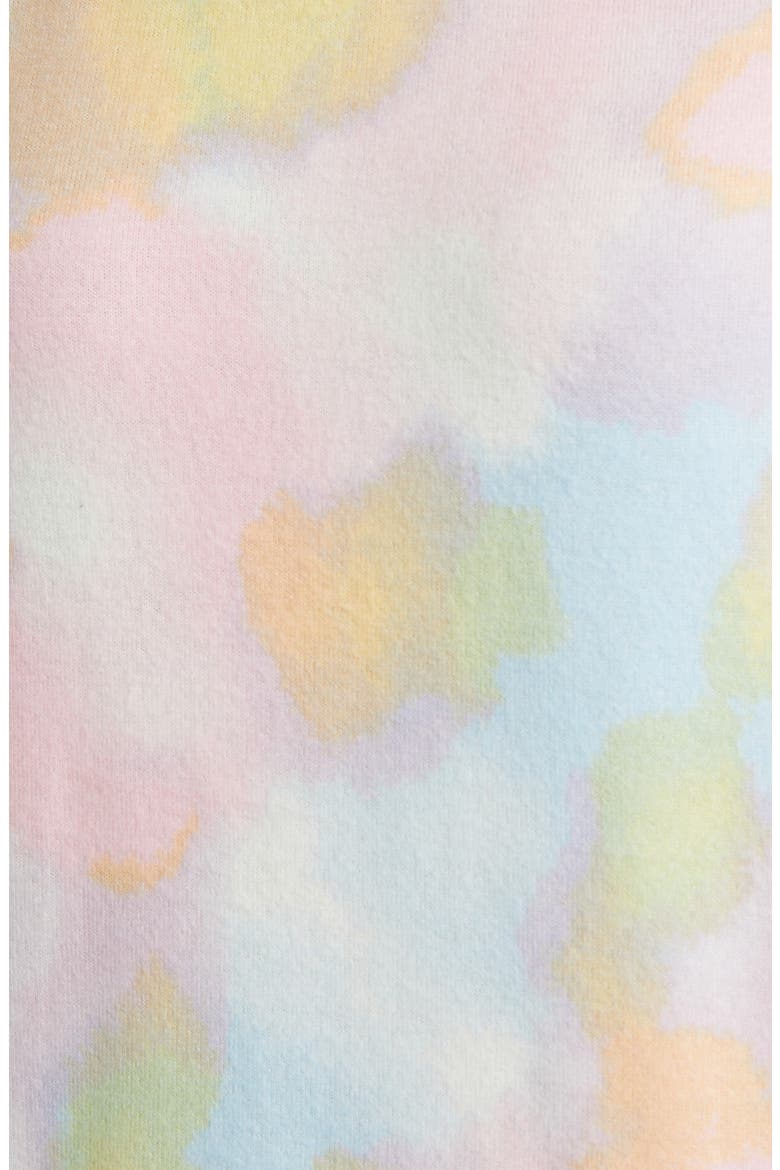 Comfy Print Brushed Knit Pajamas, Alternate, color, PINK PARFAIT PASTEL WASH