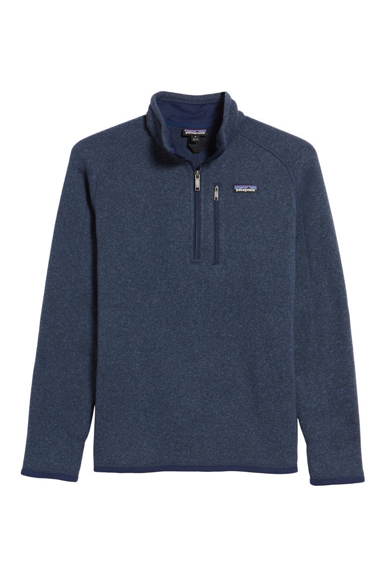 Better Sweater Quarter Zip Fleece Lined Pullover, Main, color, CLASSIC NAVY