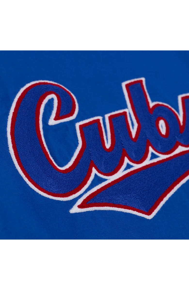 Mitchell & Ness Men's Mitchell & Ness  Royal Chicago Cubs Wild Pitch Ringer T-Shirt, Alternate, color, Royal