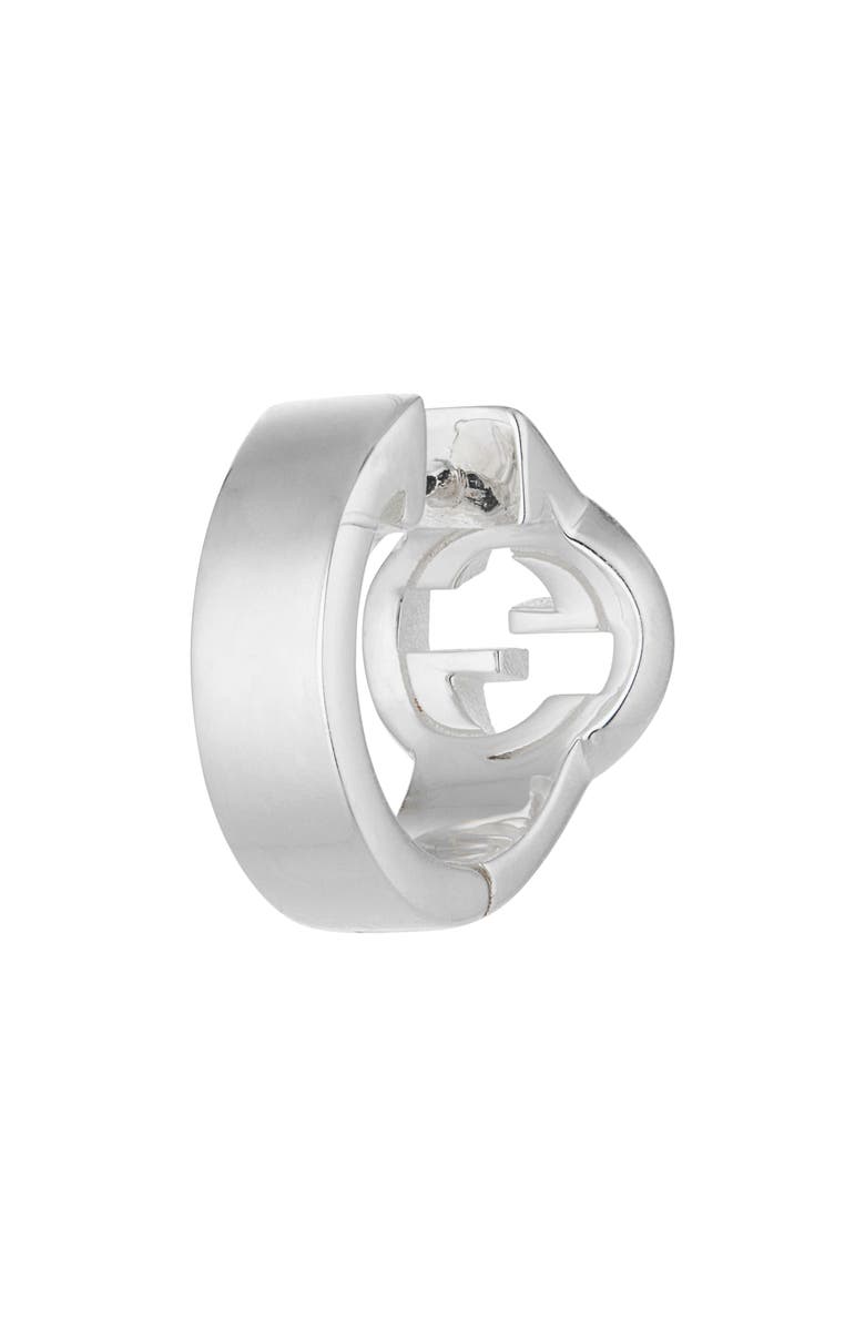Gucci Interlocking G Hoop Earrings, Alternate, color,