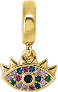 BY ADINA EDEN Multi-Color CZ Evil Eye Charm