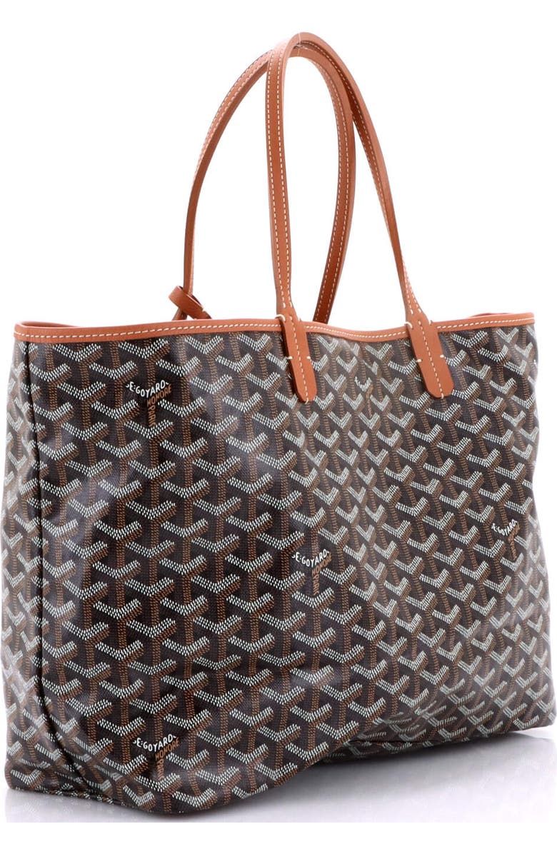 Pre-Owned Goyard Saint Louis Tote Coated Canvas PM, Alternate, color, Black