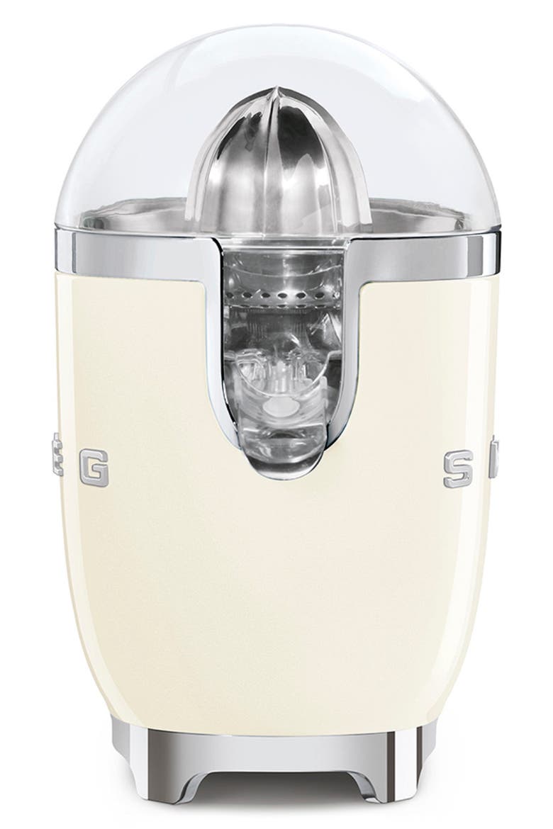 Retro Style Citrus Juicer, Alternate, color, CREAM
