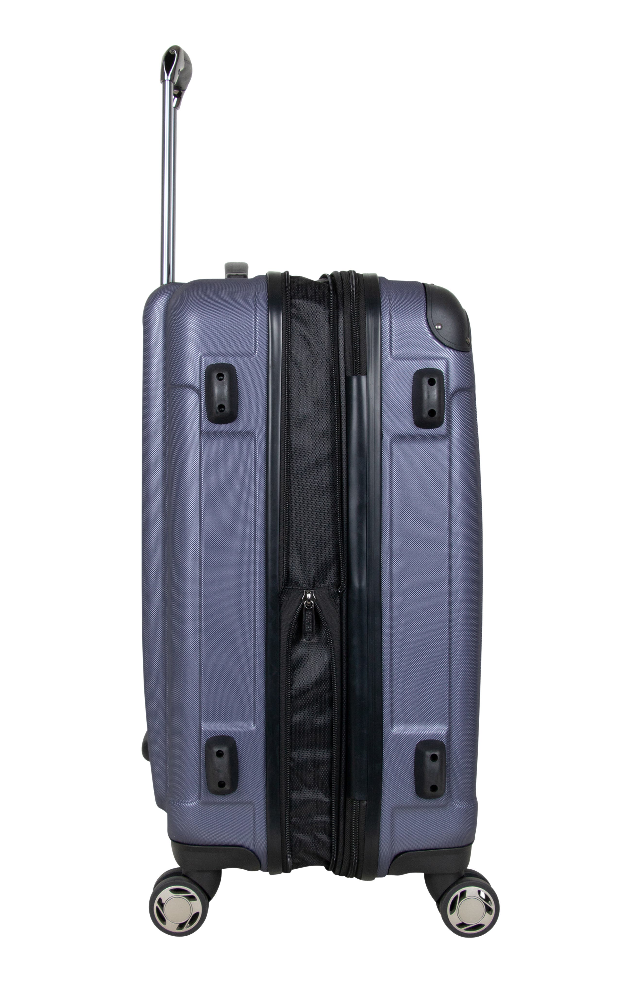Kenneth Cole Renegade Expandable ABS 8 Wheel Suitcase - Size 24, Alternate, color, Smokey Purple
