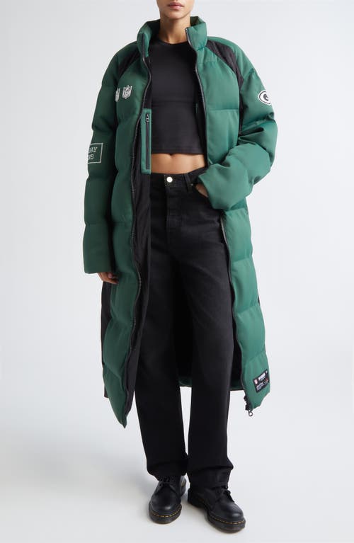 Off Season Nfl Team Water Repellent Puffer Jacket In Green