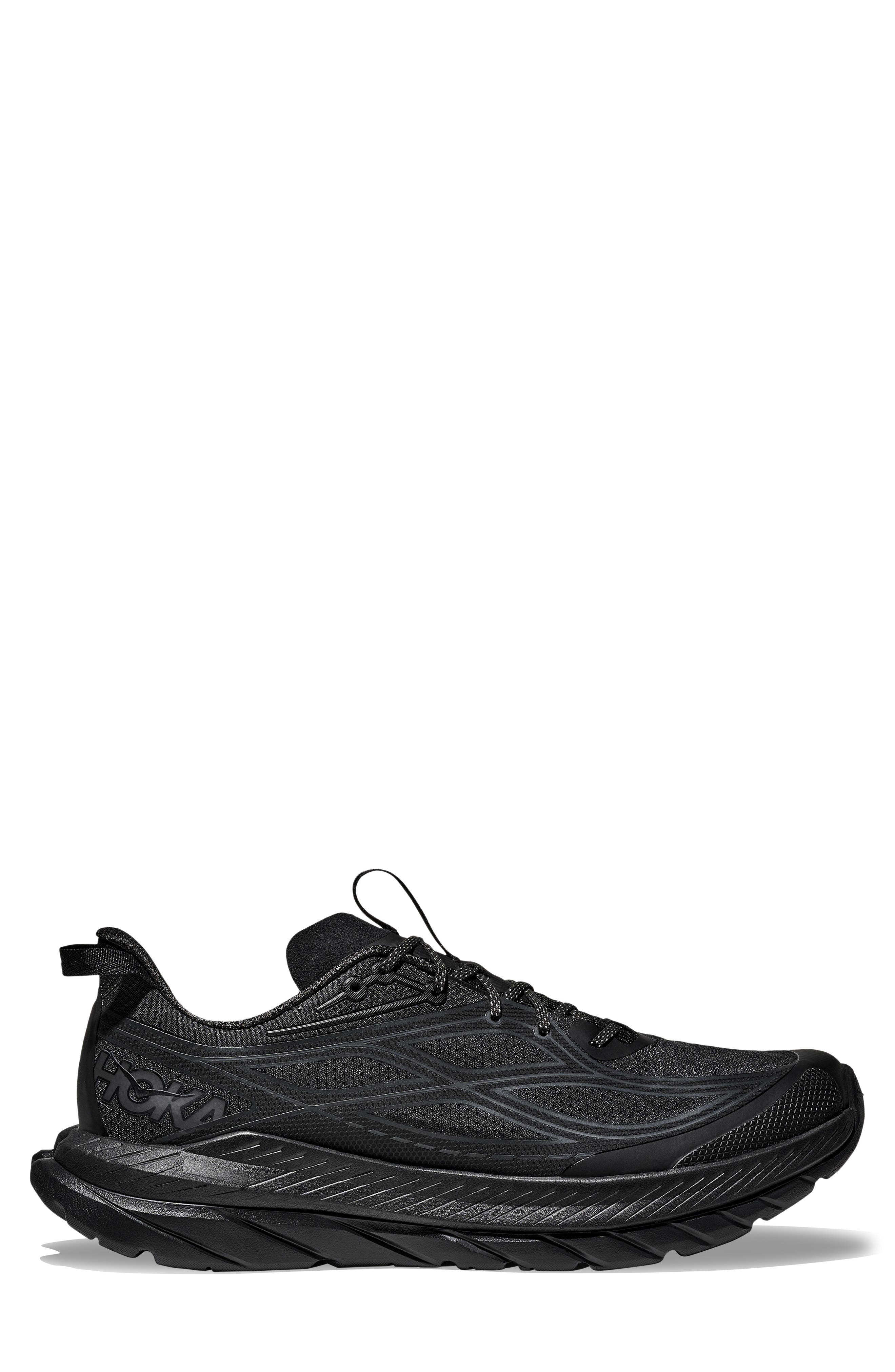 HOKA Mach Remastered Sneaker, Alternate, color, Obsidian / Obsidian
