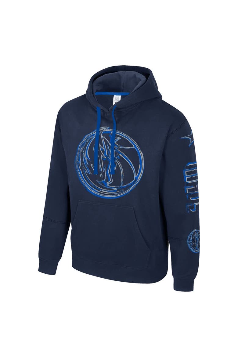 Unisex Stadium Essentials Navy Dallas Mavericks Elementized Pullover Hoodie, Alternate, color, Navy